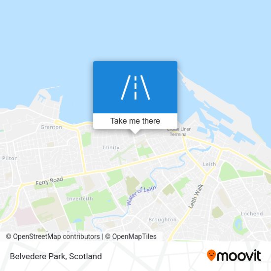 Belvedere Park map