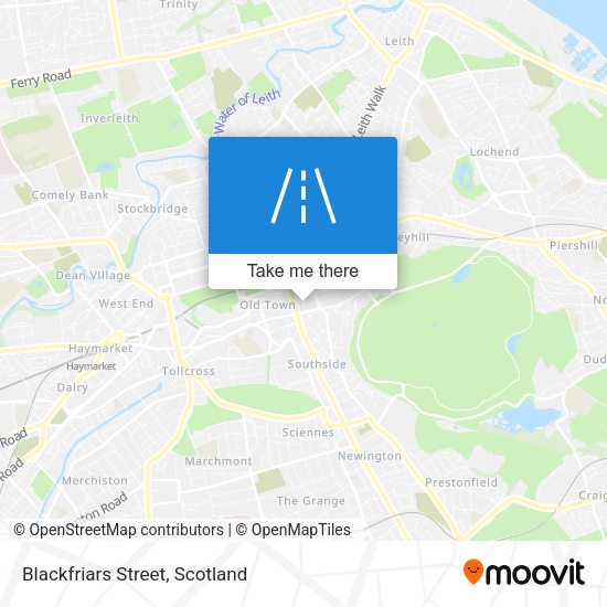 Blackfriars Street map