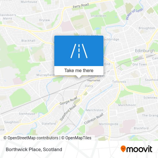 Borthwick Place map