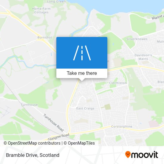 Bramble Drive map