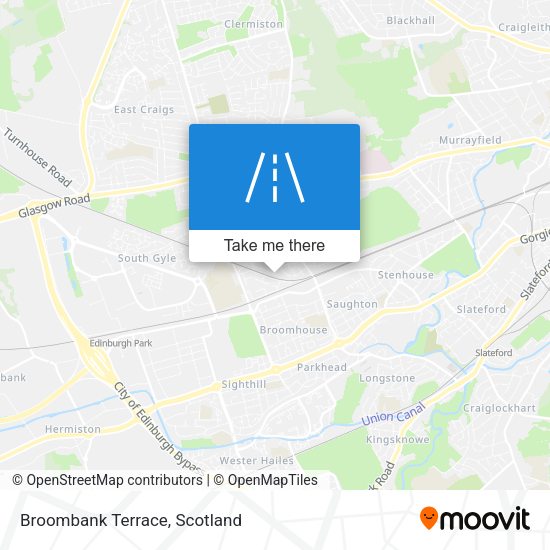 Broombank Terrace map