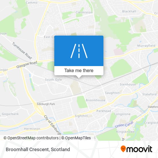 Broomhall Crescent map
