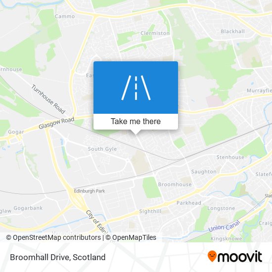 Broomhall Drive map