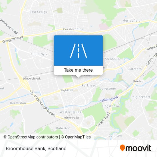 Broomhouse Bank map
