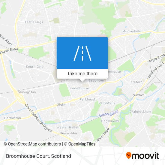 Broomhouse Court map