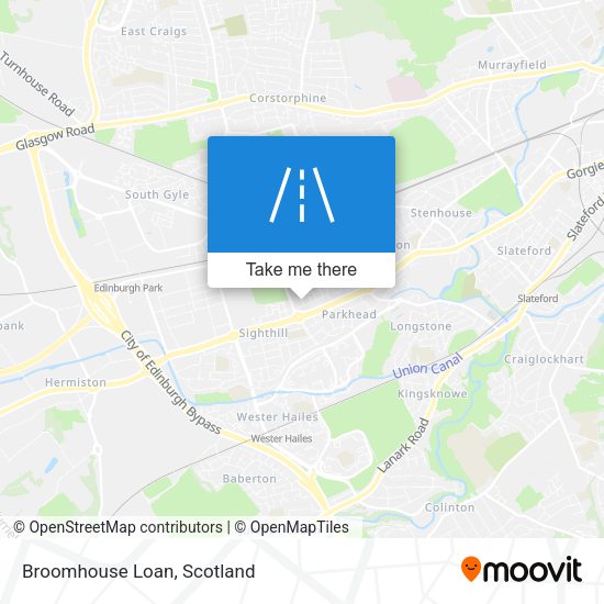 Broomhouse Loan map