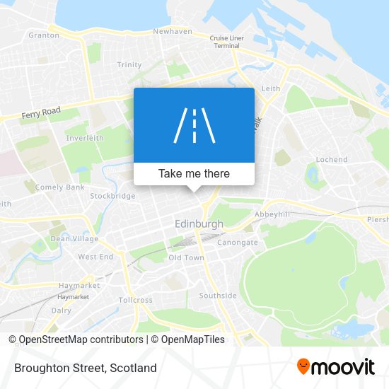 Broughton Street map