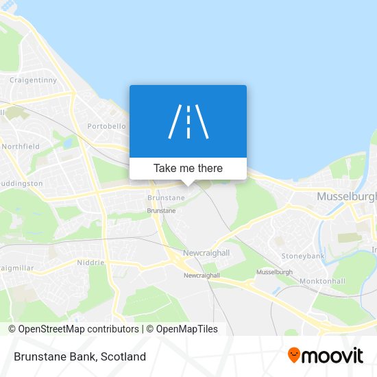 Brunstane Bank map