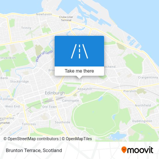 Brunton Terrace map