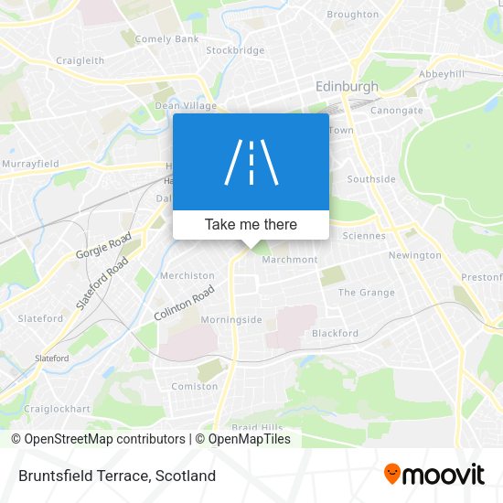 Bruntsfield Terrace map