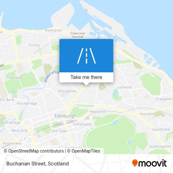 Buchanan Street map