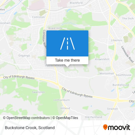 Buckstone Crook map