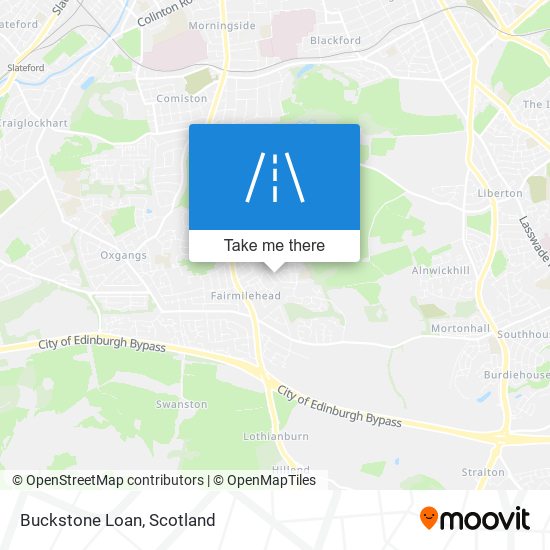 Buckstone Loan map