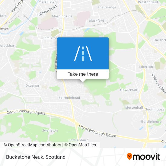 Buckstone Neuk map