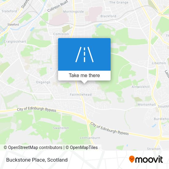 Buckstone Place map
