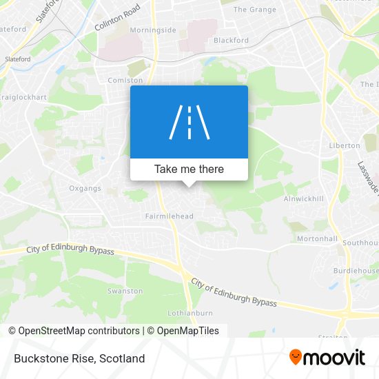 Buckstone Rise map