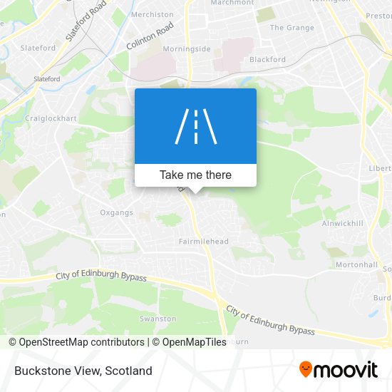 Buckstone View map