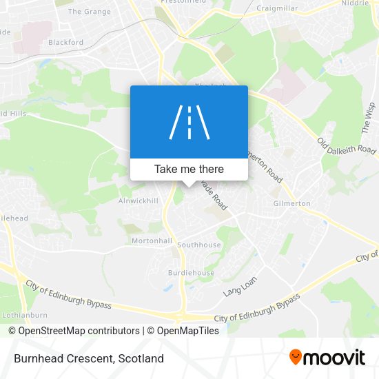 Burnhead Crescent map