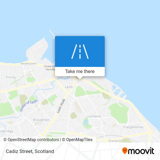 Cadiz Street map