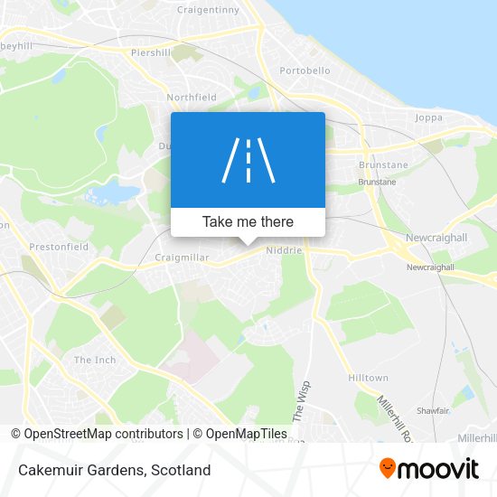 Cakemuir Gardens map