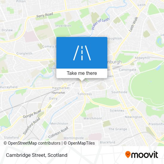 Cambridge Street map