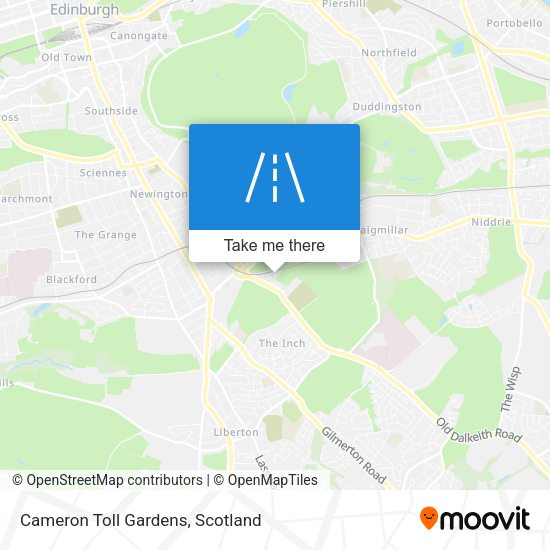 Cameron Toll Gardens map