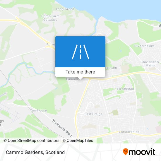 Cammo Gardens map