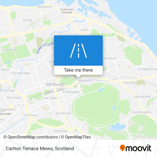 Carlton Terrace Mews map