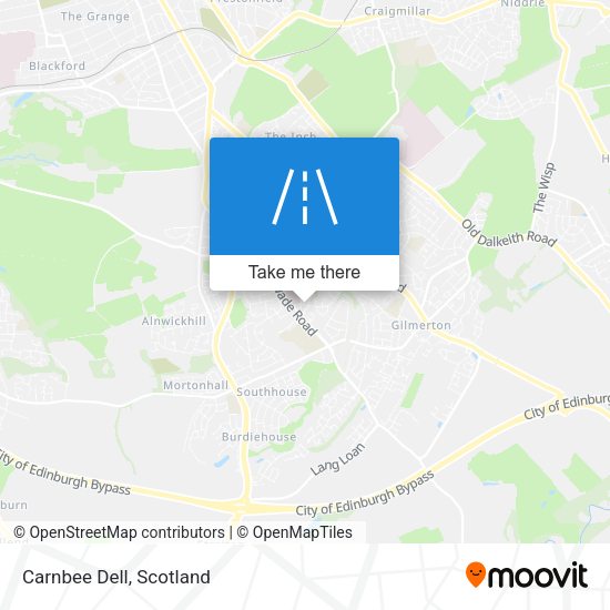 Carnbee Dell map