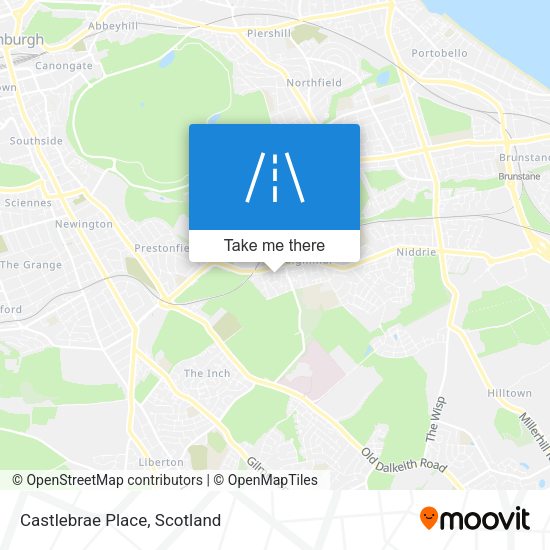 Castlebrae Place map