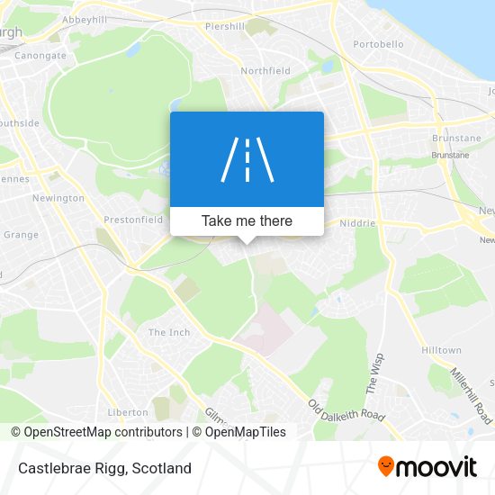 Castlebrae Rigg map