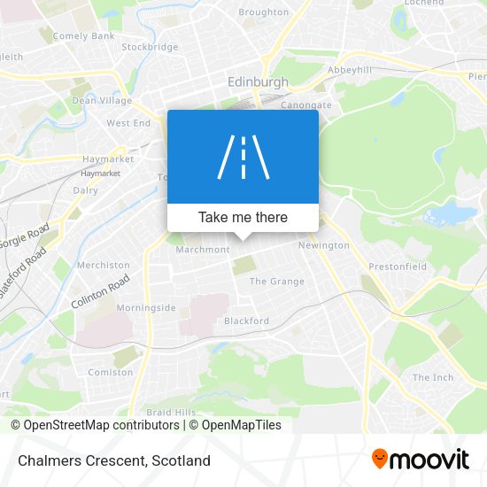 Chalmers Crescent map