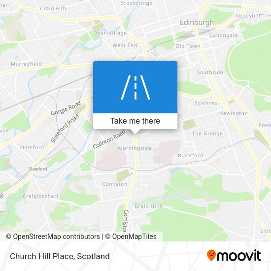 Church Hill Place map