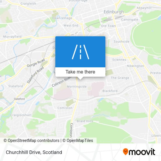 Churchhill Drive map