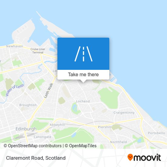 Claremont Road map