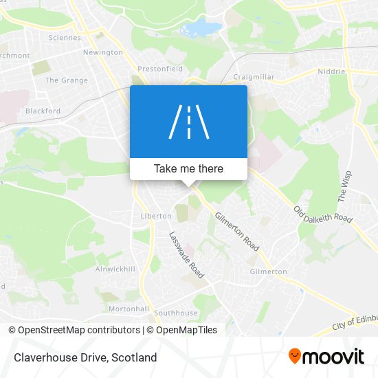 Claverhouse Drive map