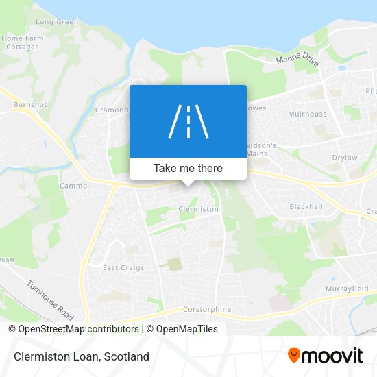 Clermiston Loan map