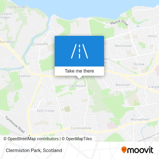 Clermiston Park map