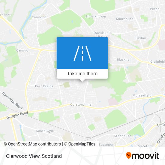 Clerwood View map