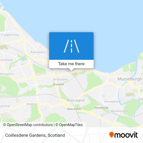 Coillesdene Gardens map