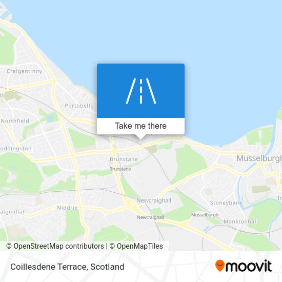 Coillesdene Terrace map