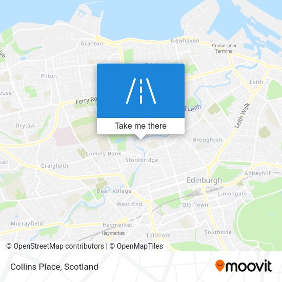 Collins Place map