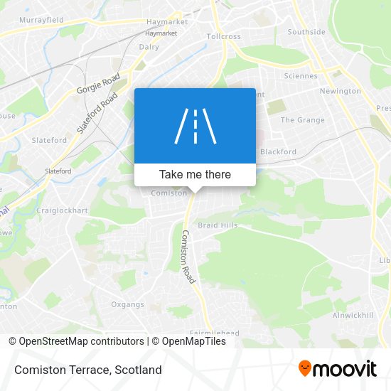 Comiston Terrace map