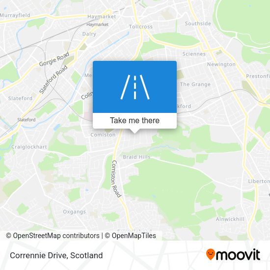 Corrennie Drive map