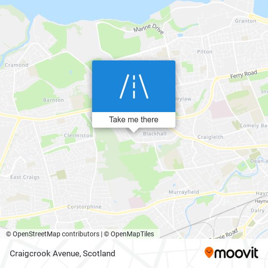 Craigcrook Avenue map