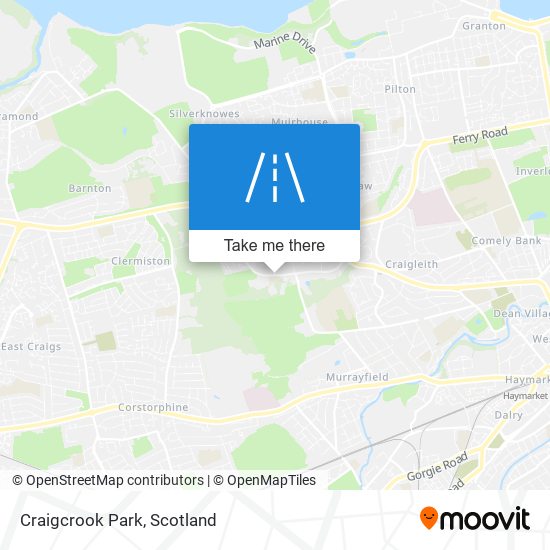 Craigcrook Park map