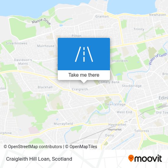 Craigleith Hill Loan map