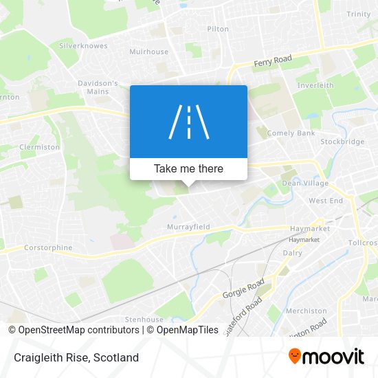 Craigleith Rise map