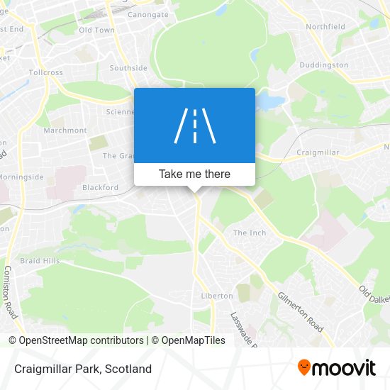 Craigmillar Park map