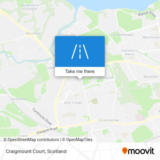 Craigmount Court map